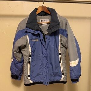 Columbia Women’s Blue and Gray Snow Jacket